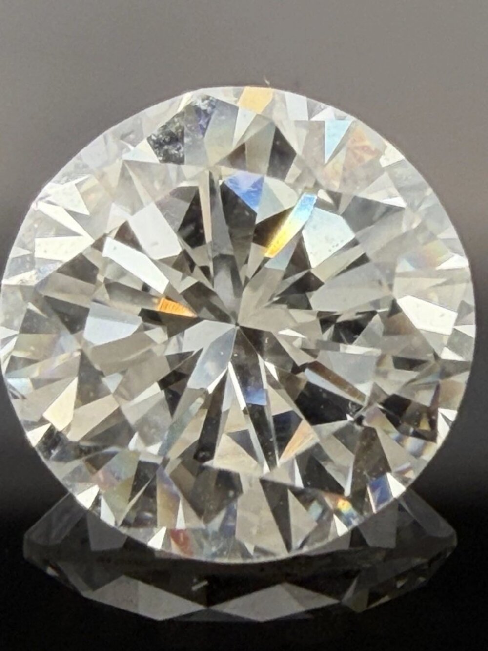 GIA 1.62 Carat Loose Round Brilliant Cut Natural Diamond I Color VS2 Clarity